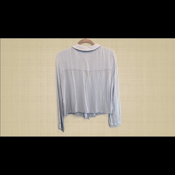 Zara baby blue blouse - Picture 2 of 2